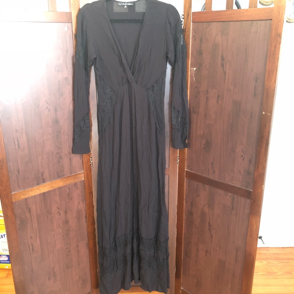 For Love and Lemons black maxi dress